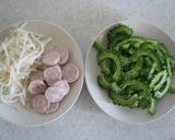 ゴーヤとソーセージのカレー炒め作り方2写真