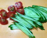 イワシと豆腐のサラダ♪山芋ドレッシング作り方5写真
