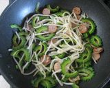 ゴーヤとソーセージのカレー炒め作り方5写真