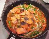 ポン酢醤油で鮭のさっぱりあんかけ作り方12写真