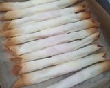 【簡単】揚げない春巻き(ハムチーズ)作り方4写真