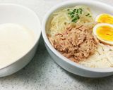 つけ素麺~ごま豆乳だれカプチーノ仕立て作り方5写真