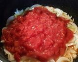 カニ缶とアボカドのトマトクリームパスタ作り方3写真