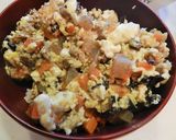 炒り豆腐丼作り方5写真