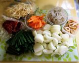 残り物 チャプチェ〜(^^)作り方1写真