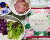 クリスマスメニュー！生春巻き作り方1写真