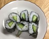 細巻き(きゅうり巻き)作り方5写真