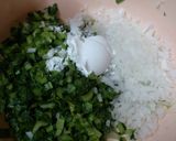 ♪小松菜たっぷりヘルシーなグリーン焼売♪作り方2写真
