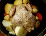 ダッチオーブンで♪パパのローストチキン作り方5写真