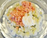 お弁当にレンジで簡単☺サケポテサラダ作り方4写真