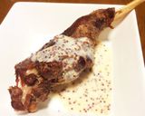 ウサギ肉(ラパン)のマスタードソースがけ作り方5写真