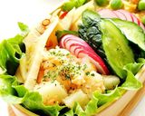 お弁当にレンジで簡単☺サケポテサラダ作り方7写真