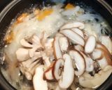 生姜香るきのこ雑炊作り方3写真