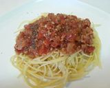 手作りミートソーススパゲッティ♪作り方6写真