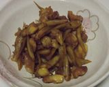鶏ひざ軟骨の甘辛炒め煮作り方5写真
