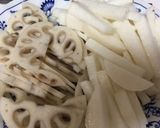 ガッツリヘルシー長芋と連呼の牛肉炒め作り方2写真