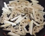 ガッツリヘルシー長芋と連呼の牛肉炒め作り方4写真