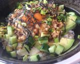 山芋と納豆で、簡単ネバネバ丼作り方3写真