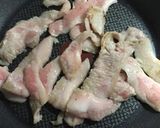 豚肉と茄子の胡麻味噌炒め作り方1写真