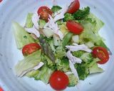 ごまみそポン酢だれの温野菜作り方3写真