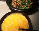 ちゃちゃっと出来る！ニラ玉炒め挽肉入り！作り方3写真