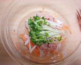 ポン酢で長芋サラダ丼作り方4写真