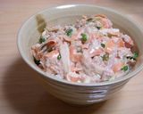 ポン酢で長芋サラダ丼作り方7写真