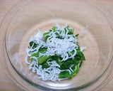 ポン酢で菜の花としらすのおかか和え作り方3写真