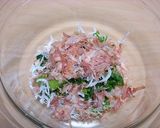ポン酢で菜の花としらすのおかか和え作り方4写真