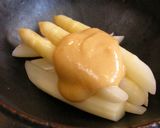 ホワイトアスパラの味噌マヨソース添え作り方4写真