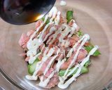 ポン酢でアスパラと鮭のチーズホイル焼き作り方2写真