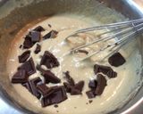 父の日やバレンタインに。ブラックケーキ。作り方2写真