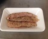 ささみの黒胡椒焼き作り方1写真