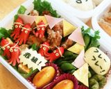 運動会「赤組応援!弁当」作り方11写真