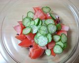 ポン酢でタコとトマトのマリネ作り方4写真