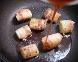 ポン酢で白ネギの豚巻き作り方6写真