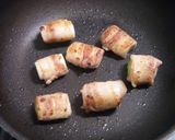 ポン酢で白ネギの豚巻き作り方5写真