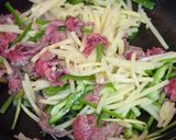 筍とピーマンどどん☆ポン酢で青椒肉絲丼作り方4写真
