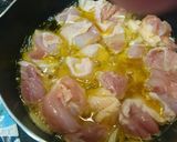 ♢鶏もも肉とお揚げさんの和風アヒージョ♢作り方2写真