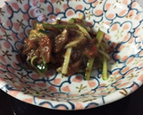 暑い日に！梅肉を使った魚缶の和え物作り方5写真