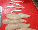 水菜とささみの冷製梅肉パスタ作り方1写真