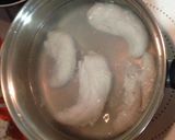 水菜とささみの冷製梅肉パスタ作り方2写真