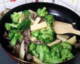 ブロッコリーと牛肉のオイスター炒め作り方3写真