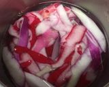 離乳食後期 ほんのりピンクのカブの出汁煮作り方2写真