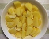新じゃがと挽肉の甘辛炒め煮作り方2写真