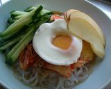 ダイエット応援食☆しらたき韓国冷麺風作り方3写真