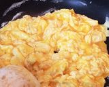 とり肉の和風☆親子チャーハン♪作り方6写真