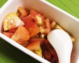 夏野菜のトマトドレッシングがけ作り方2写真
