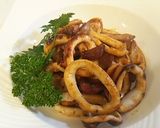 いかとまるごとにんにくバター醤油味作り方5写真