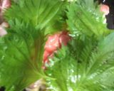 しめじと青シソのお好み焼き作り方4写真